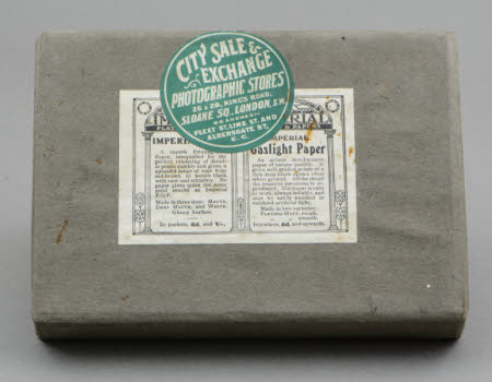 Box of Imperial Special Rapid Orthochrome photographic plates