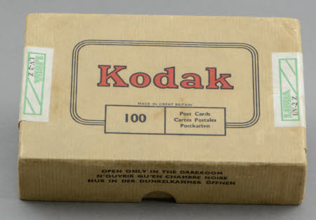 Box (empty) for Kodak postcards.