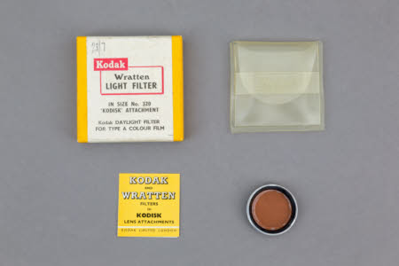A Kodak Wratten Light filter.