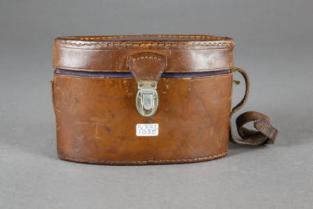 A Brown leather case for Balda camera.