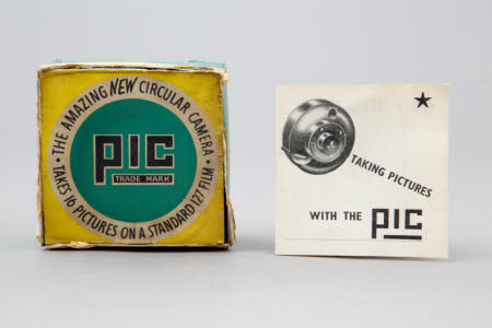 A cardboard box for PIC camera