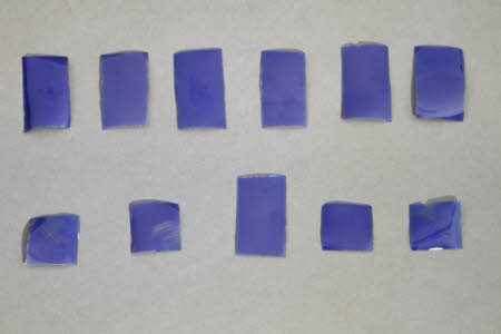 11 strips of film for Le Photo-Revolver camera plate holders.