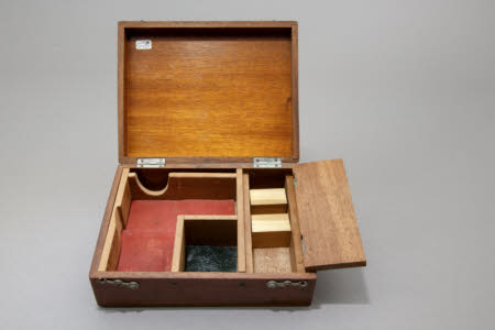 Wooden camera box.