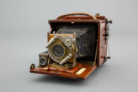 Challenge folding field camera by Lizars of Belfast.