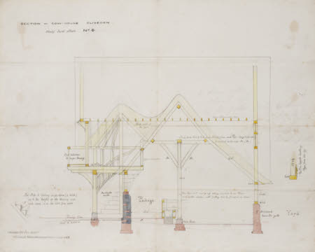 Section of Cow House, Cliveden