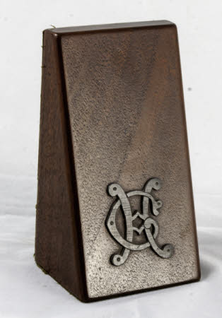 Wooden book end
