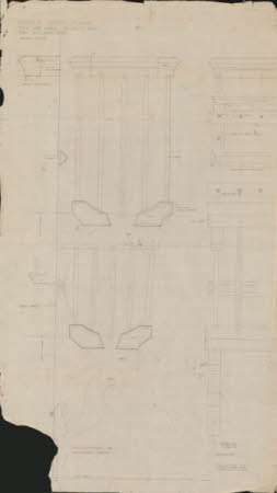 Details of Plate Rack over Scullery Sink