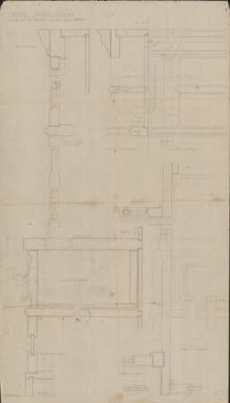 Details of Dresser, Servant's Hall Pantry