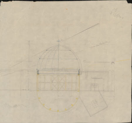 Untitled (sketch of proposed Observatory)