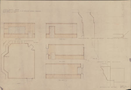 Revised Details of Panelling in Miss.Frances Drewe's Bedroom
