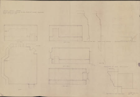 Revised Details of Panelling in Miss.Frances Drewe's Bedroom