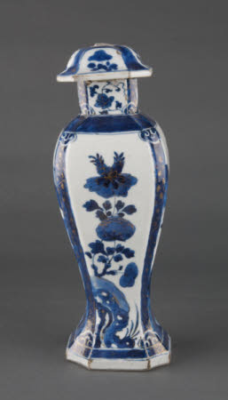 Covered vase