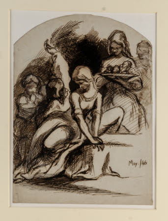 Unidentified Composition with Five Figures