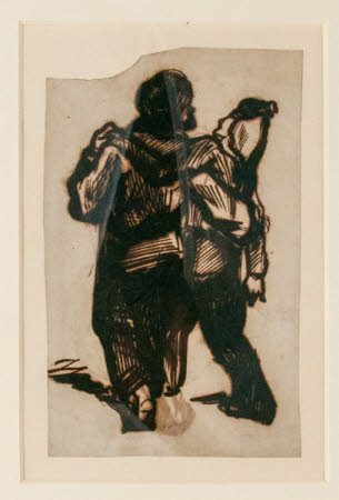 Back View of Man and Woman