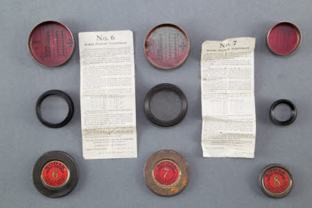 Three portrait attachments