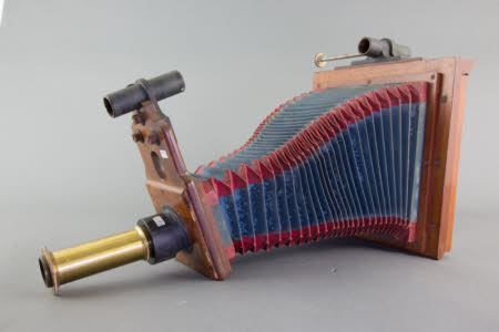 Photomicrograph camera and tube adapter.