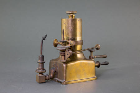 Lawson's patent saturator and jet combined Lanternist's lamp.