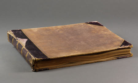 A 19th Century photograph album, Volume 1 of 3, containing 66 albumen prints and 1 collotype print ...