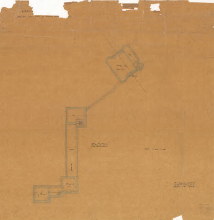 Sketch of First Floor Plan of Entrance Gateway and Cottages
