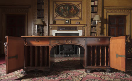 The Nostell Priory 'large mahogany library table of very fine wood' © National Trust Images / John Hammond