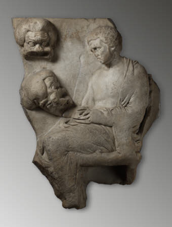 Stele of a comic poet