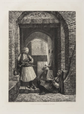Corps de Garde d'Arnautes au Caire (after Jean-Léon Gérôme)