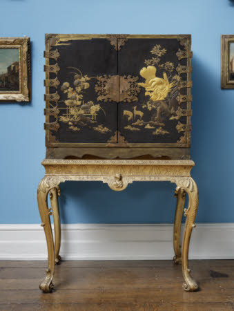 Osterley Park's 'Japanned Cabinet on a gilt frame' - circa 1675-1700