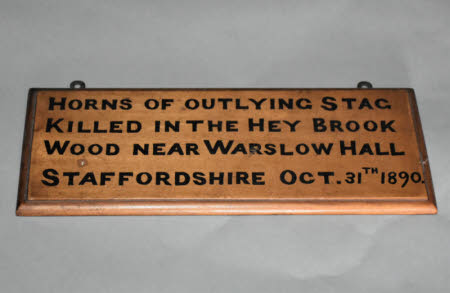 Wood plaque