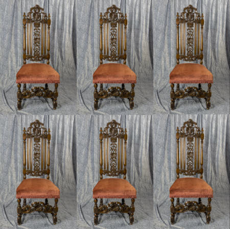 High-backed chair