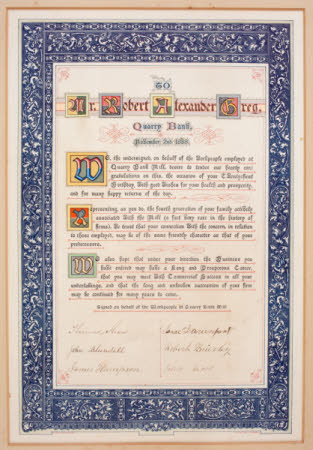 Illuminated address