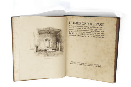 Homes of the past . A Sketch of Domestic Buildings and Life in England from the Norman to the ...