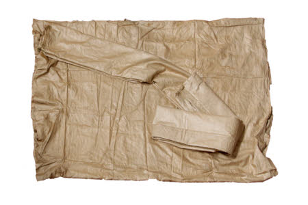 Two glazed linen awnings.