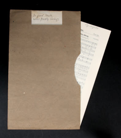 Sheet music collection