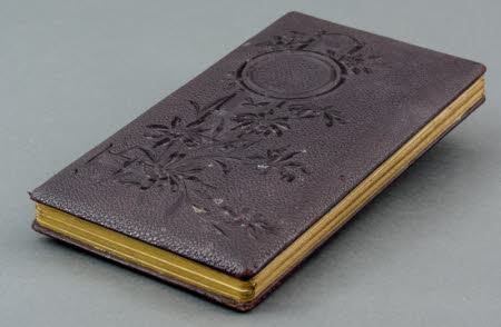 A 19th Century brown leather covered cabinet photograph album