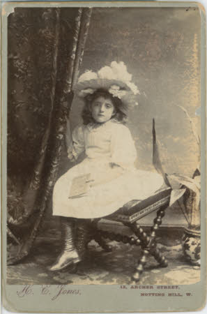 Portrait of a young girl.