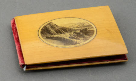 Capstone Parade, Ilfracombe, depicted on a needle case.