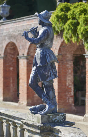 An Arcadian Shepherd playing a Flute