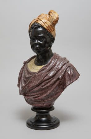 A bust of a woman