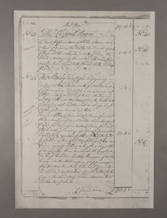 Inventory July 1st, 1755