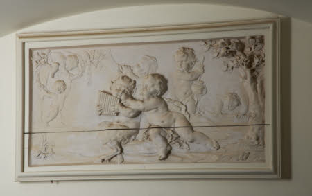 Sporting putti and an infant satyr 