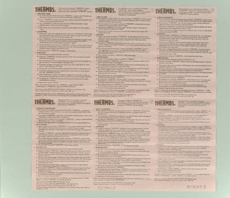 Instruction sheet