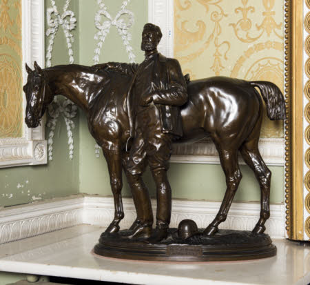 Adelbert Wellington Brownlow Cust, 3rd Earl Brownlow, and Queen Bess