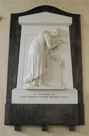 Wall monument to Sir John Edward Dryden (1782-1818)
