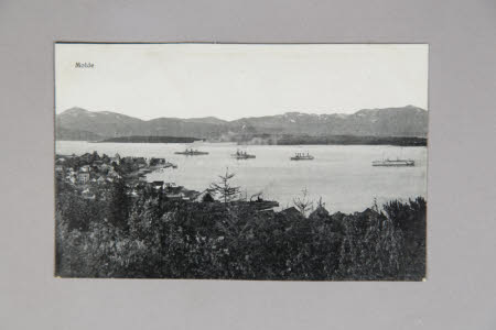Postcard. Monochrome.