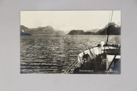 Postcard. Monochrome.