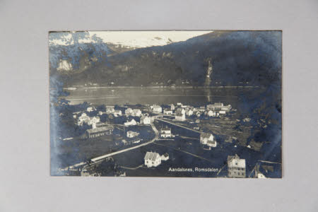 Postcard. Monochrome.