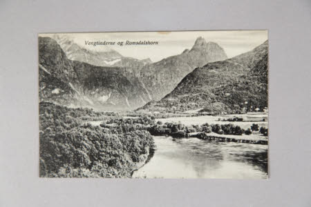 Postcard. Monochrome.