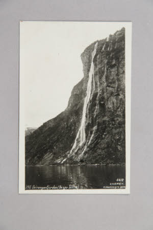 Postcard. Monochrome.