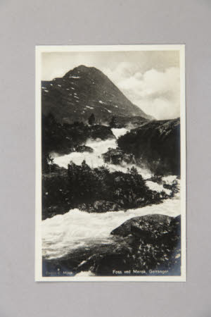 Postcard. Monochrome.