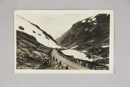 Postcard. Monochrome.
